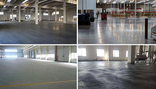 不發(fā)火細石混凝土 砂漿施工現場(chǎng)